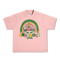 Salmon shamrock cutie Urban Heavy Tee - MaliasSmallBusiness