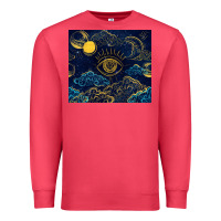 Cardinal evil eye moon Premium Sweatshirt - TumblerDesignByShophia