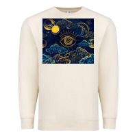 Sandshell evil eye moon Premium Sweatshirt - TumblerDesignByShophia