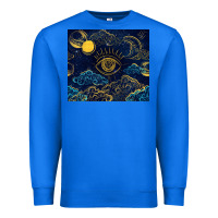 True Royal evil eye moon Premium Sweatshirt - TumblerDesignByShophia