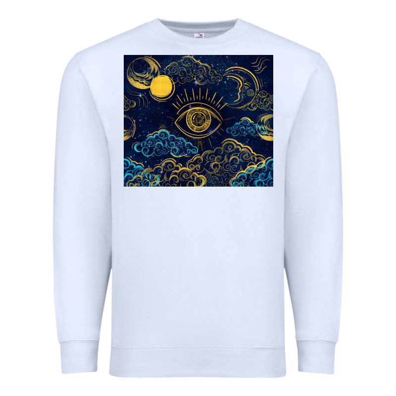 Evil Eye Moon Premium Sweatshirt by TumblerDesignByShophia | Teevron