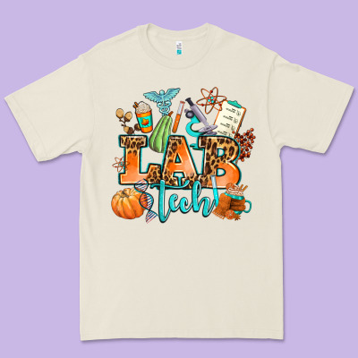 Lab Tech Fall Premium Tee Designed By Adodesignshop
