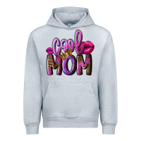 Heather Grey Cool mom Mother's Day Urban Hoodie - FaDigitalArtStudio