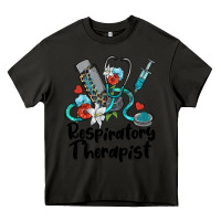 Asphalt respiratory therapist Heavy Core Tee - BarkalooDesign
