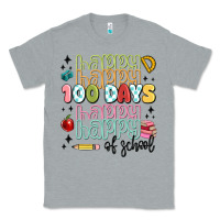 Heather Grey 100 days of school Classic Tee - MaliasSmallBusiness