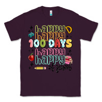 Plum 100 days of school Classic Tee - MaliasSmallBusiness