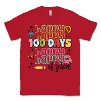 Red 100 days of school Classic Tee - MaliasSmallBusiness