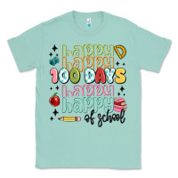 Seafoam 100 days of school Classic Tee - MaliasSmallBusiness