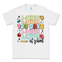 White 100 days of school Classic Tee - MaliasSmallBusiness