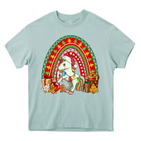 Arona Christmas Unicorn Rainbow Heavy Core Tee - FaDigitalArtStudio