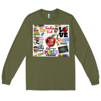 Army Green teacher Long Sleeve Tee - MaliasSmallBusiness
