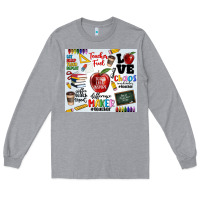 Heather Grey teacher Long Sleeve Tee - MaliasSmallBusiness