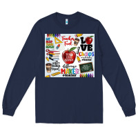 Navy teacher Long Sleeve Tee - MaliasSmallBusiness