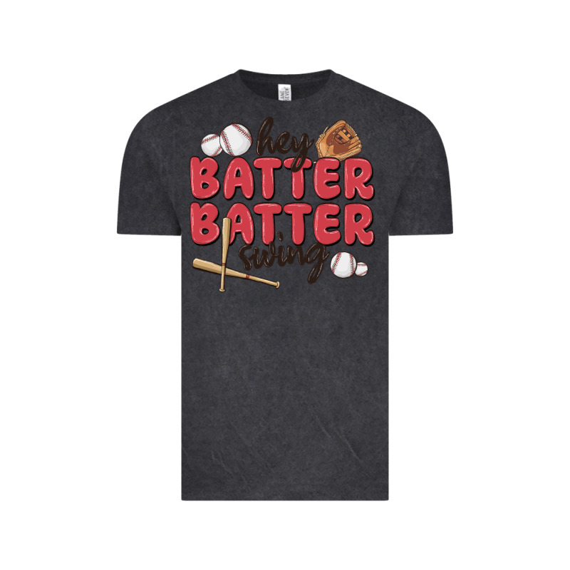 Hey Batter Batter Swing Vintage Tee by MaliasSmallBusiness | Teevron