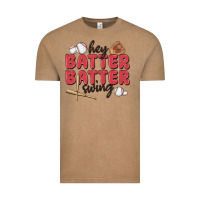 Vintage Coffee hey batter batter swing Vintage Tee - MaliasSmallBusiness