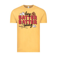 Vintage Mustard hey batter batter swing Vintage Tee - MaliasSmallBusiness