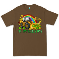 Cacao i dig st patrick s day bulldozer Premium Tee - JahusDesignShop