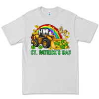 Dove Grey i dig st patrick s day bulldozer Premium Tee - JahusDesignShop