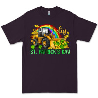 Plum i dig st patrick s day bulldozer Premium Tee - JahusDesignShop