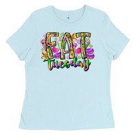 Baby Blue fat tuesday Ladies Tee - RacoonDesign