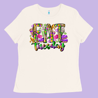 Fat Tuesday Ladies Tee Designed By Racoondesign