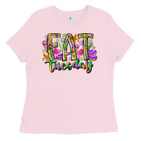 Bubblegum Pink fat tuesday Ladies Tee - RacoonDesign