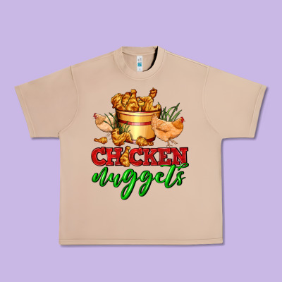 Chicken Nuggets Urban Heavy Tee Designed By Adodesignshop