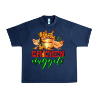 Navy chicken nuggets Urban Heavy Tee - AdoDesignShop