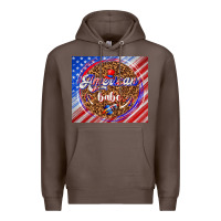 Coffee American babe Premium Hoodie - TumblerDesignByShophia