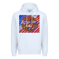 White American babe Premium Hoodie - TumblerDesignByShophia