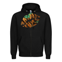 Black Tiger Lips Zipper Hoodie - Bettercallsaul