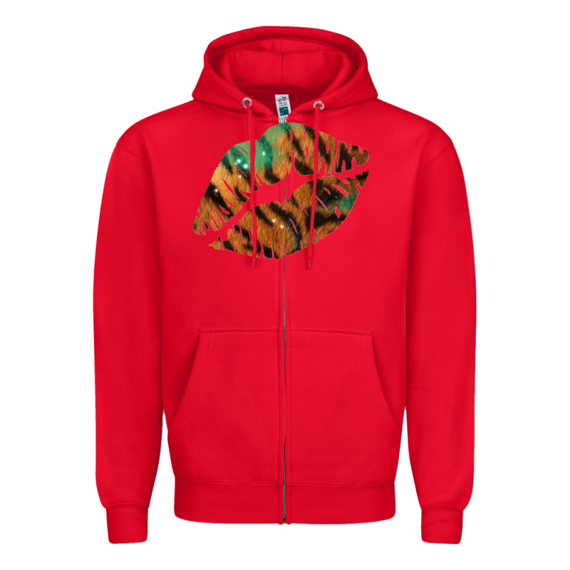 Tiger Lips Zipper Hoodie by Bettercallsaul | Teevron
