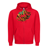 Red Tiger Lips Zipper Hoodie - Bettercallsaul