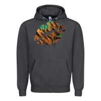 Smoke Tiger Lips Zipper Hoodie - Bettercallsaul