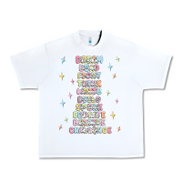 White jesus names believe Urban Heavy Tee - MaliasSmallBusiness