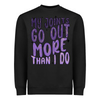 Black my joints go out more than ı do Heavyweight Sweatshirt - MaliasSmallBusiness