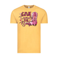 Vintage Mustard give cancer the boot Vintage Tee - MaliasSmallBusiness