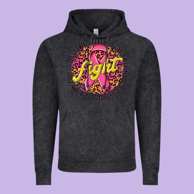 Fight Breast Cancer Vintage Hoodie Designed By Nancycooperartshop