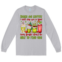 Moon Dust christmas characters coffee cups Long Sleeve Tee - MaliasSmallBusiness