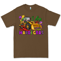 Cacao i dig mardi gras bulldozer Premium Tee - JahusDesignShop