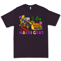 Plum i dig mardi gras bulldozer Premium Tee - JahusDesignShop