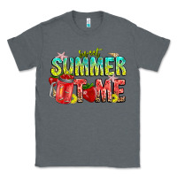Charcoal Heather summer time Classic Tee - CowhideDigitalArt