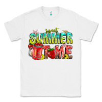 White summer time Classic Tee - CowhideDigitalArt