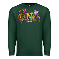 Sports Green Mardi Gras CNA Nurse Premium Sweatshirt - HowdyJamesFarm