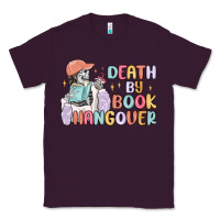 Plum death by book hangover Classic Tee - MaliasSmallBusiness