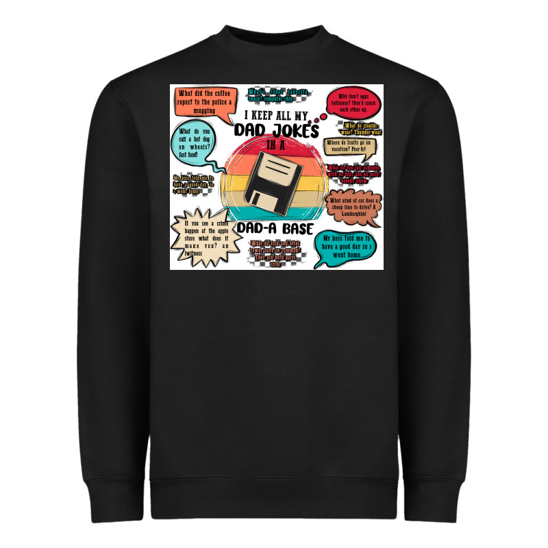 ı Keep All My Dad Jokes In A Dad A Base Heavyweight Sweatshirt by MaliasSmallBusiness | Teevron