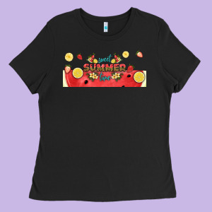 Sweet Summer Time Libbey Cup Ladies Tee Designed By Hra Design Shop