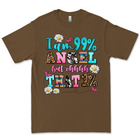 Cacao i am  99 angel but ohh that Premium Tee - AdoDesignShop
