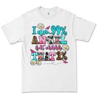 White i am  99 angel but ohh that Premium Tee - AdoDesignShop