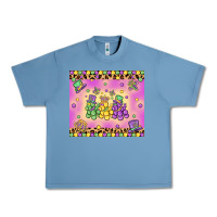 Pebble Blue mardi gras bead dogs Urban Heavy Tee - MaliasSmallBusiness